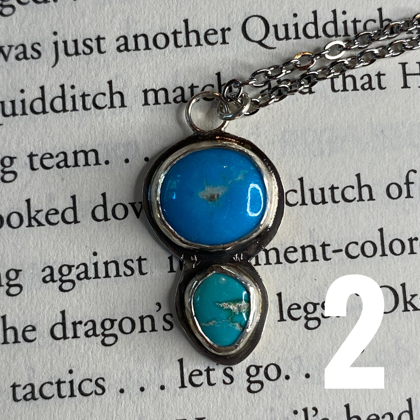 Double-Stone Turquoise Necklaces