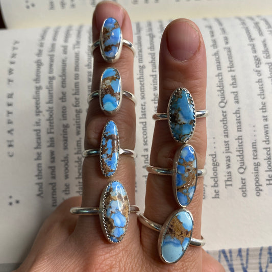 Golden Hill Turquoise Rings